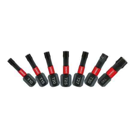 Diablo Torx Security 1 in. L Drive Bit Set Black Oxide 7 pc DTHV1-S7